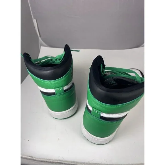 Size 9.5 - Air Jordan 1 Retro OG High Lucky Green - Picture 3 of 10